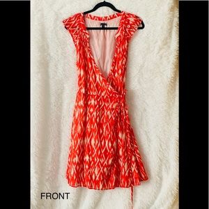 Coral Wrap Dress!!